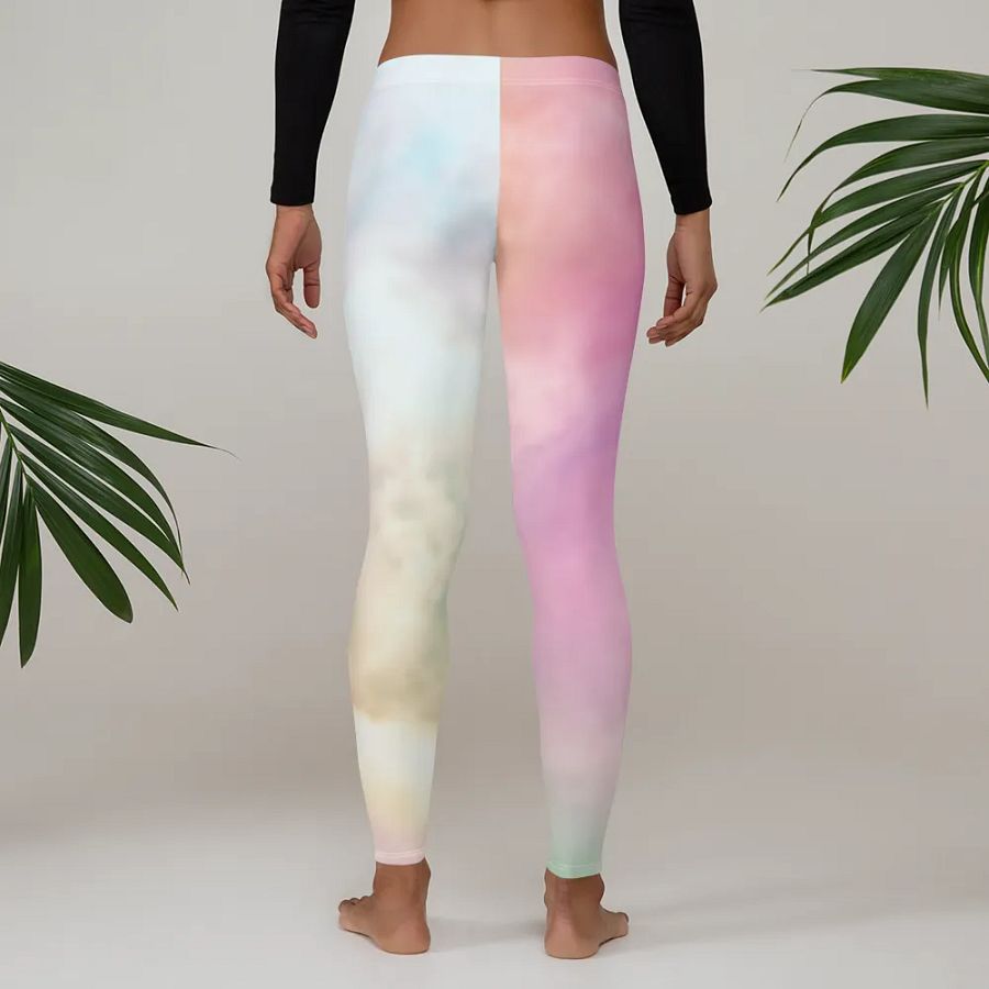 Blur cloud rainbow Design Legging - V4 product image (3)