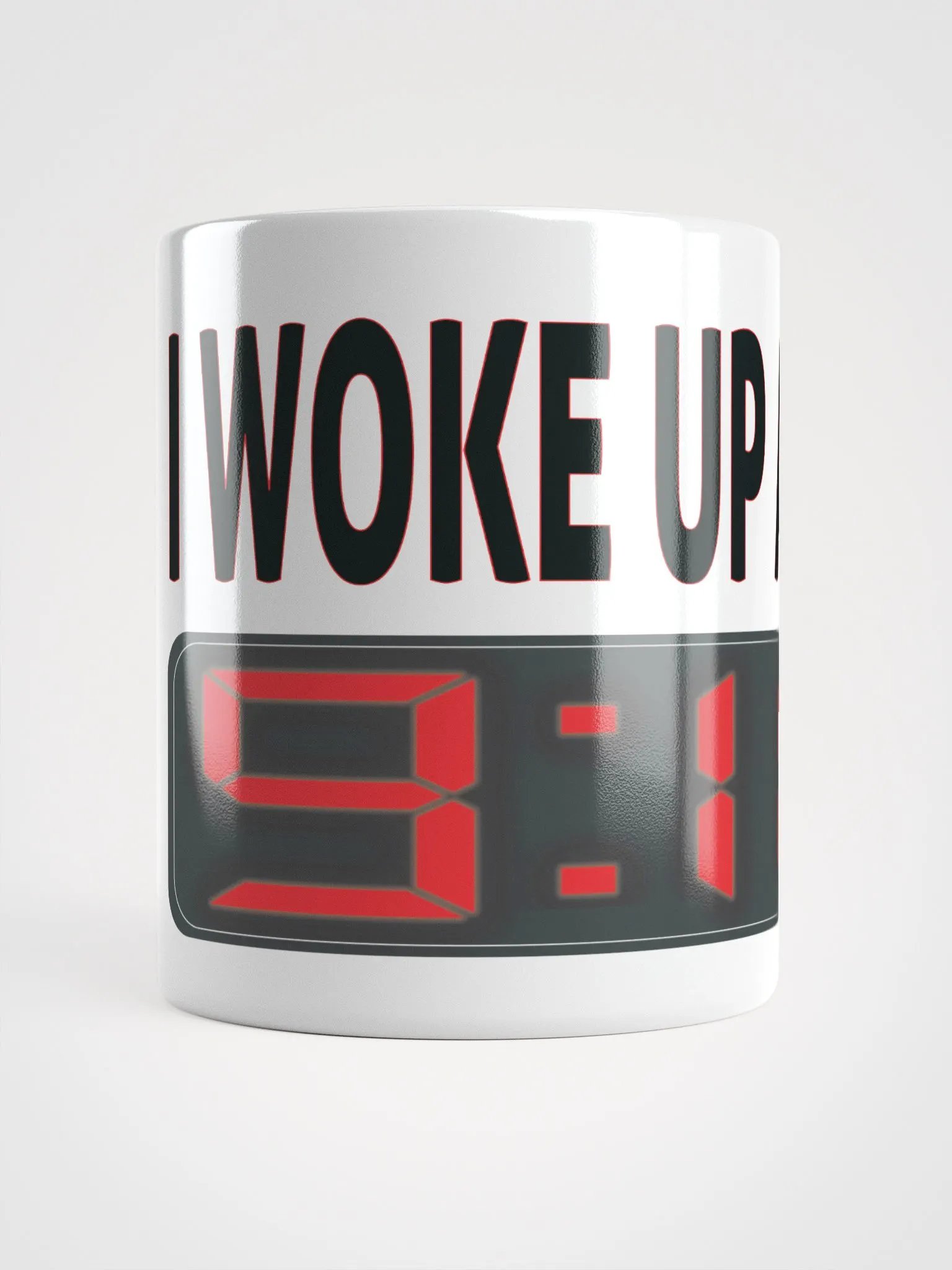 I Woke Up At 9:11 - White Glossy Mug product image (1)