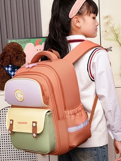 New Primary School Student Burden Relief Spine Protection Schoolbag Multi-compartment Scratch-resistant Wear-resistant Backpack product image (5)