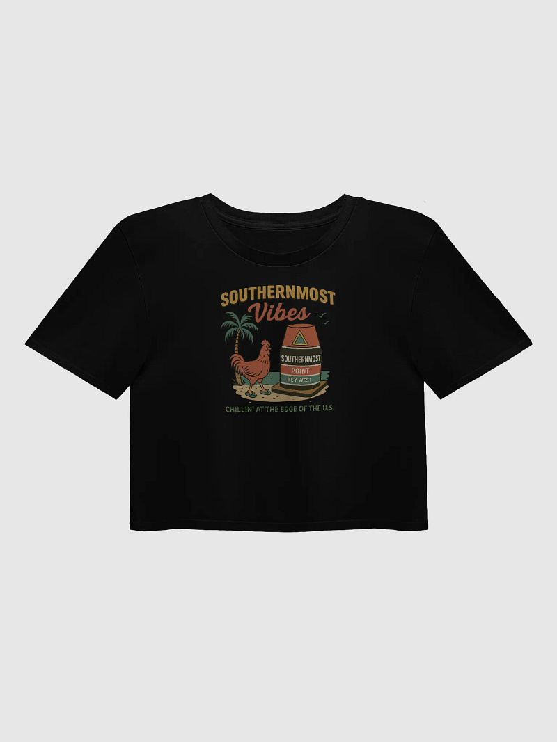 Southernmost Vibes Key West Ladies Crop Top