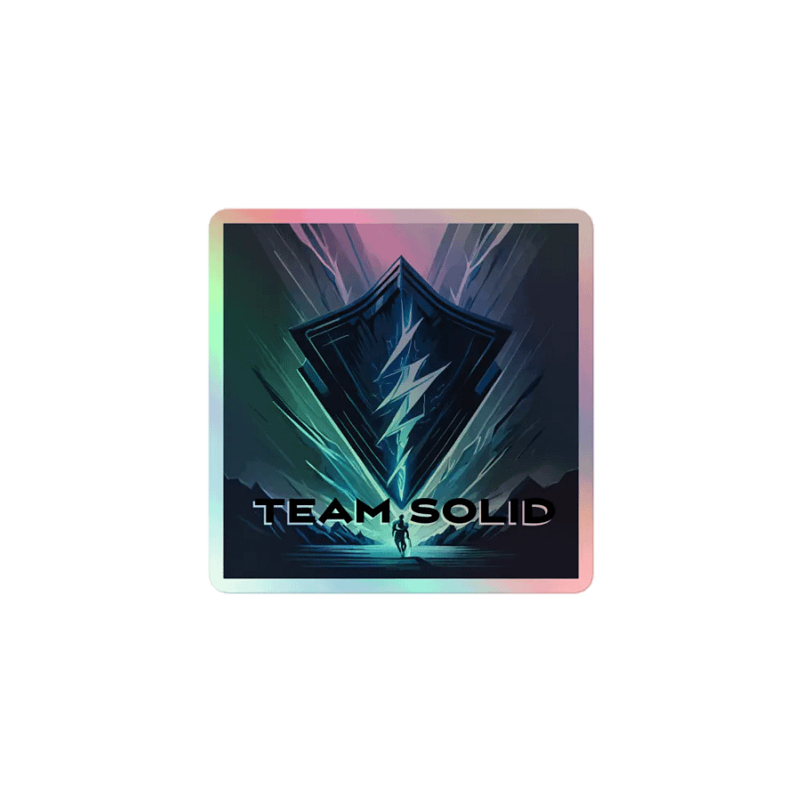 TEAMSOLID Lightning Bolt Holographic Sticker Set product image (3)