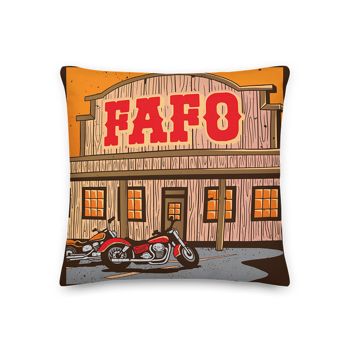 FAFO Throw Pillow product image (1)