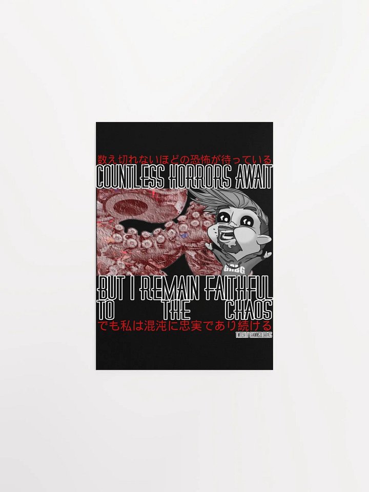 Faithful to the chaos Poster product image (1)