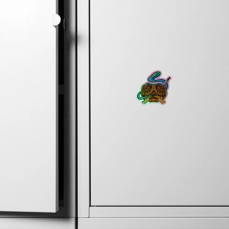 spooky pumpkin sticker product image (6)