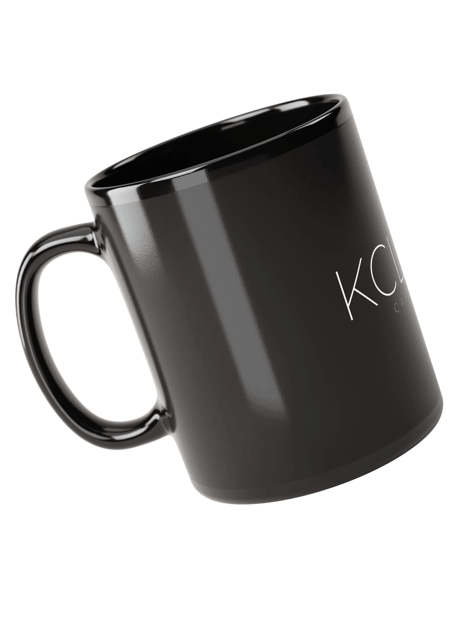 Glossy black color mug - KCLINA product image (4)