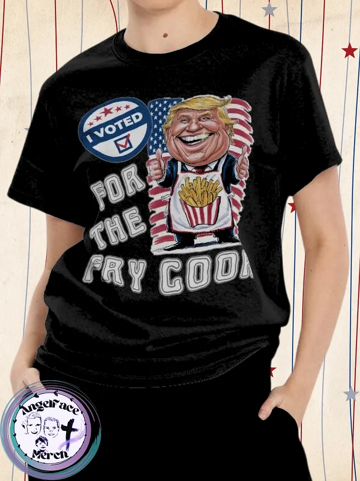 I Voted For The Fry Cook Trump USA Election T-shirt product image (2)
