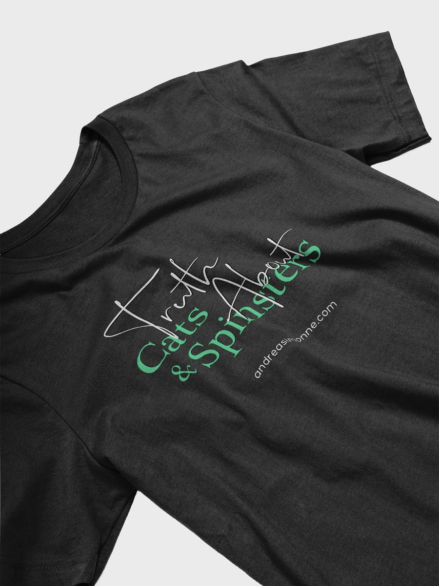 Truth About Cats & Spinsters - T-shirt Front Book Title product image (2)