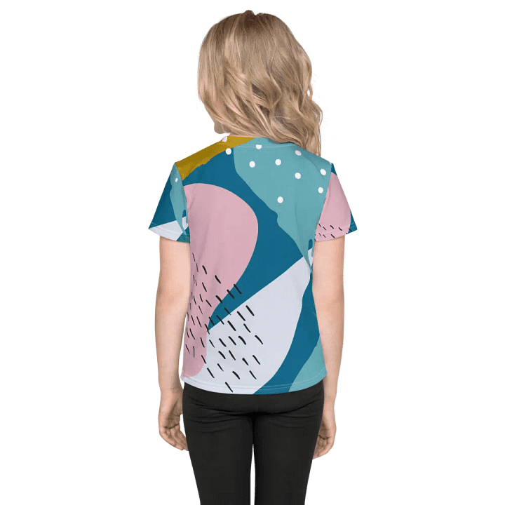 All-Over Print Kids Crew Neck T-Shirt product image (2)