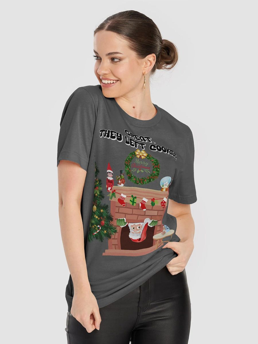 Great, They Left Cookies! Santa Claus Christmas T-shirt product image (47)