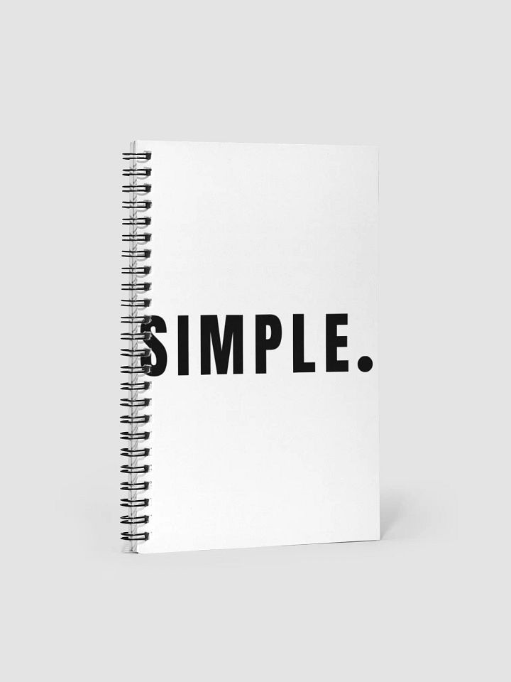 BOLDLY SIMPLE Spiral Notebook product image (1)