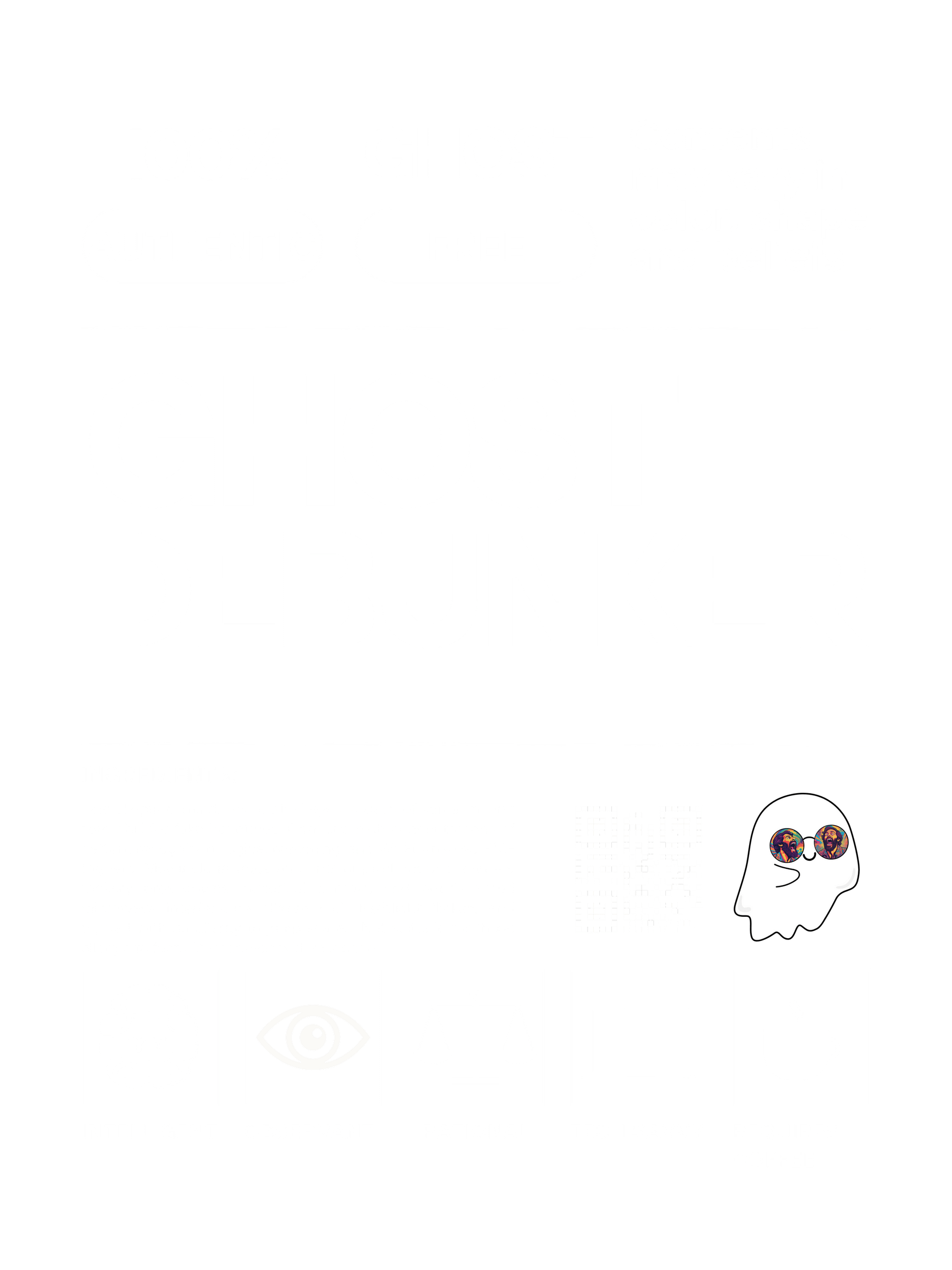 Ghost Debunker Hoodie - Product Label Light Color Edition product image (21)