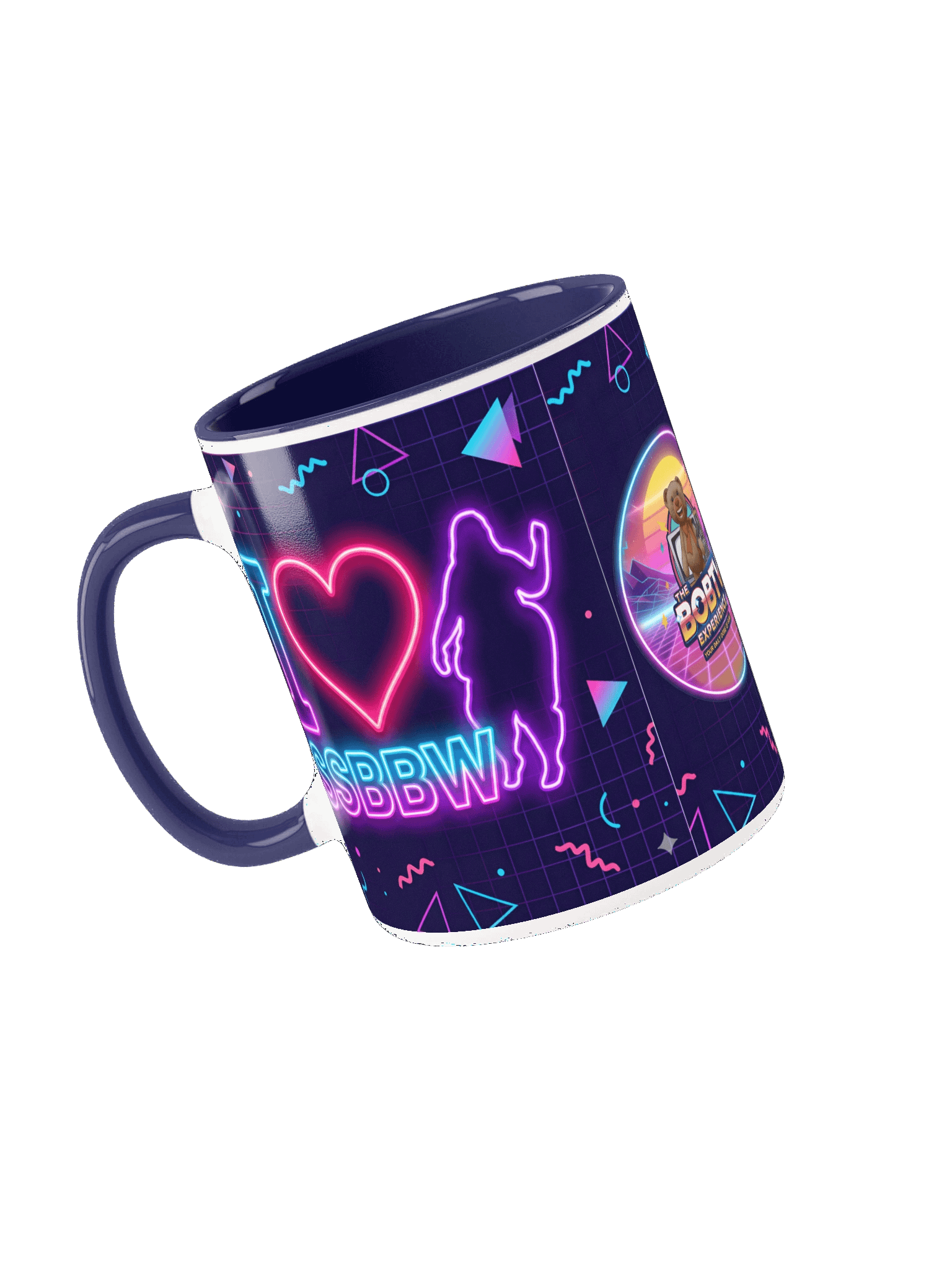 Neon I heart SSBBW BOB TV  Ceramic Mug! product image (3)