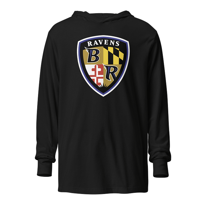 RAVENS - Shield Hooded Long Sleeve Tee product image (1)