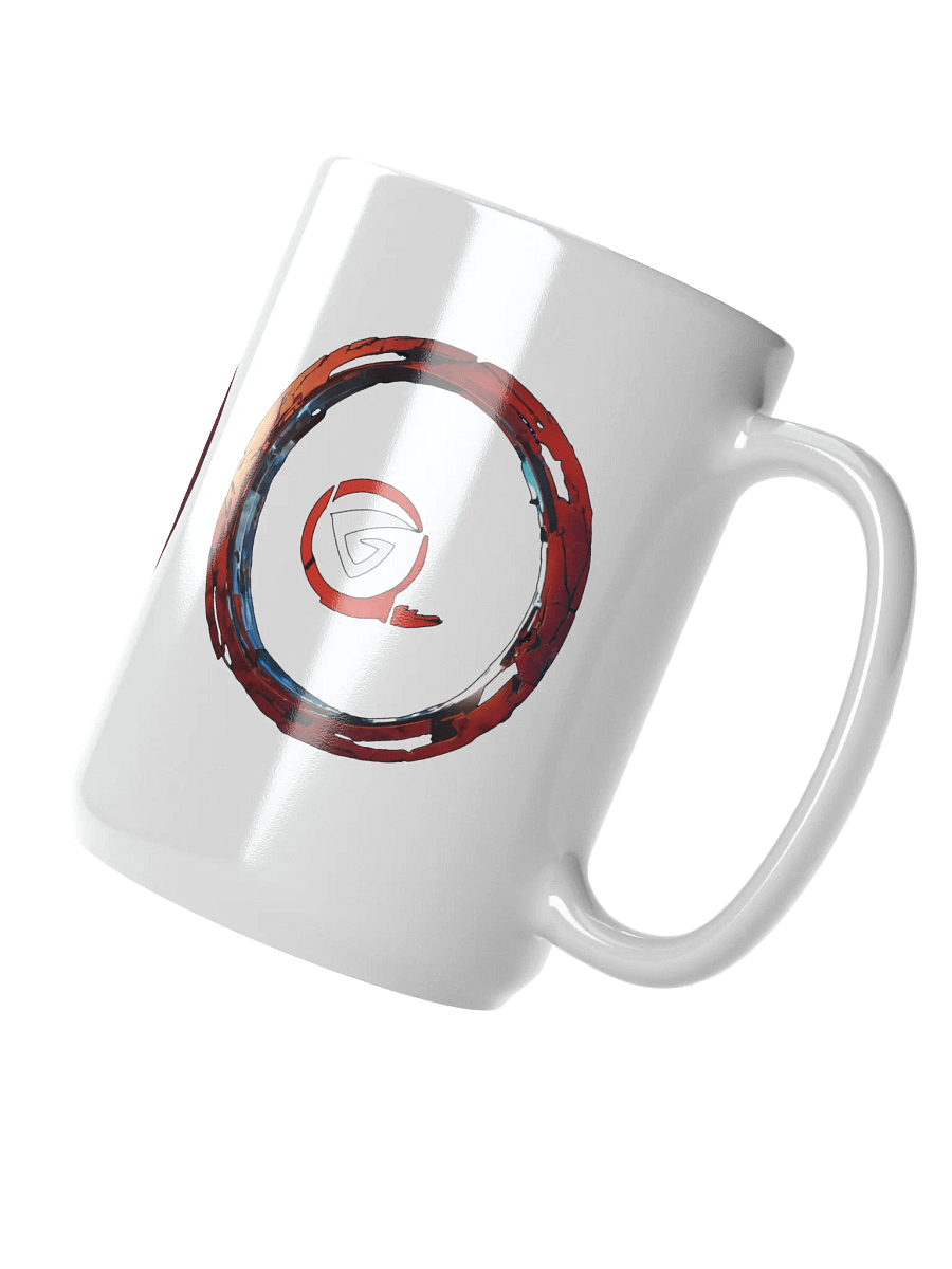 Dynamic Emblem White Mug, Stylish Coffee Cup, Perfect Gift for Any Occasion product image (3)