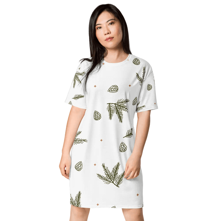 Pine Cone Paradise T-Shirt Dress product image (1)