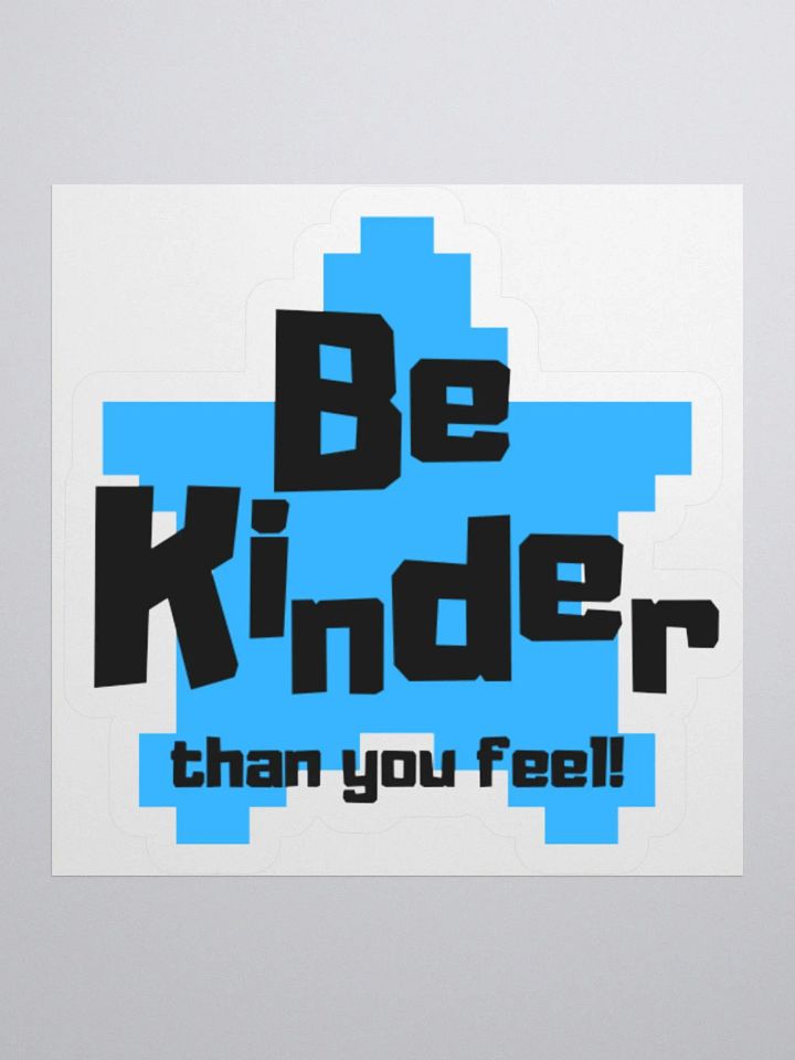 Be Kinder Pixel Star Stickers product image (1)