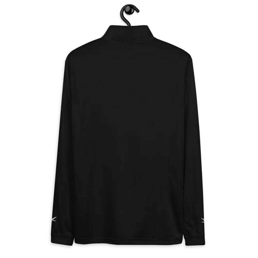 Lightweight Quarter-Zip Pullover - Embroidered - White HApex Gear Black Logo product image (16)