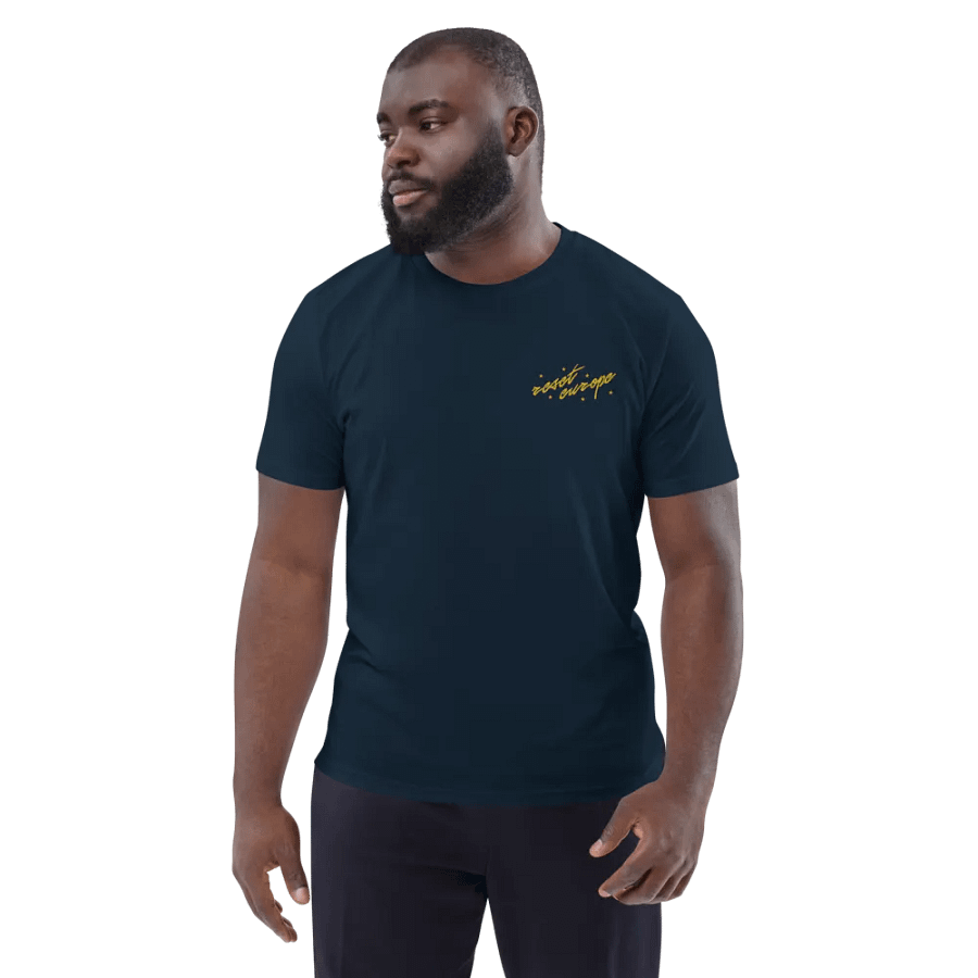 reset europe embroidered t-shirt - 100% organic cotton product image (4)
