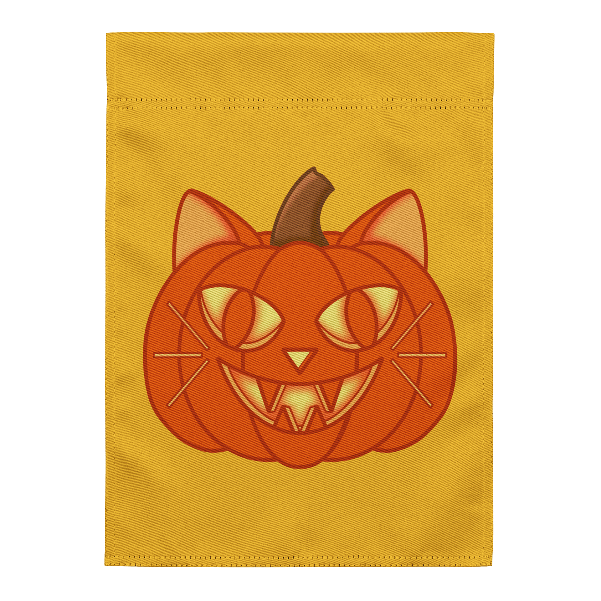 Pumpkin Cat Flag product image (1)