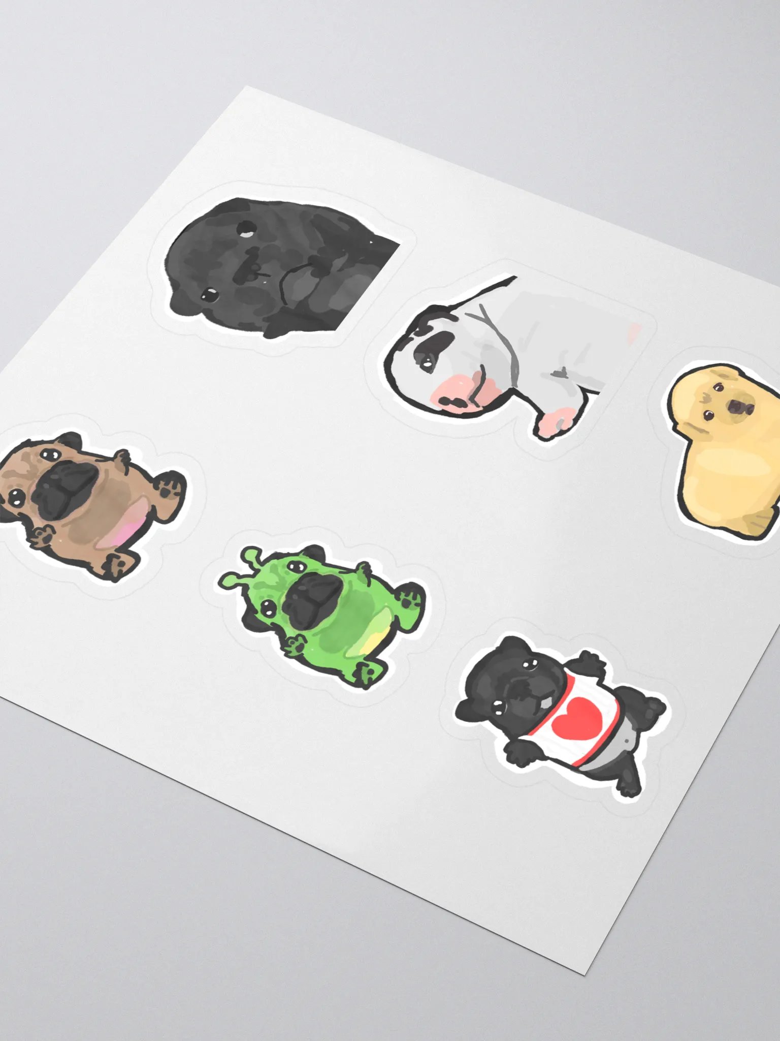 PIBBLE AND FRIENDS STICKER PACK product image (3)