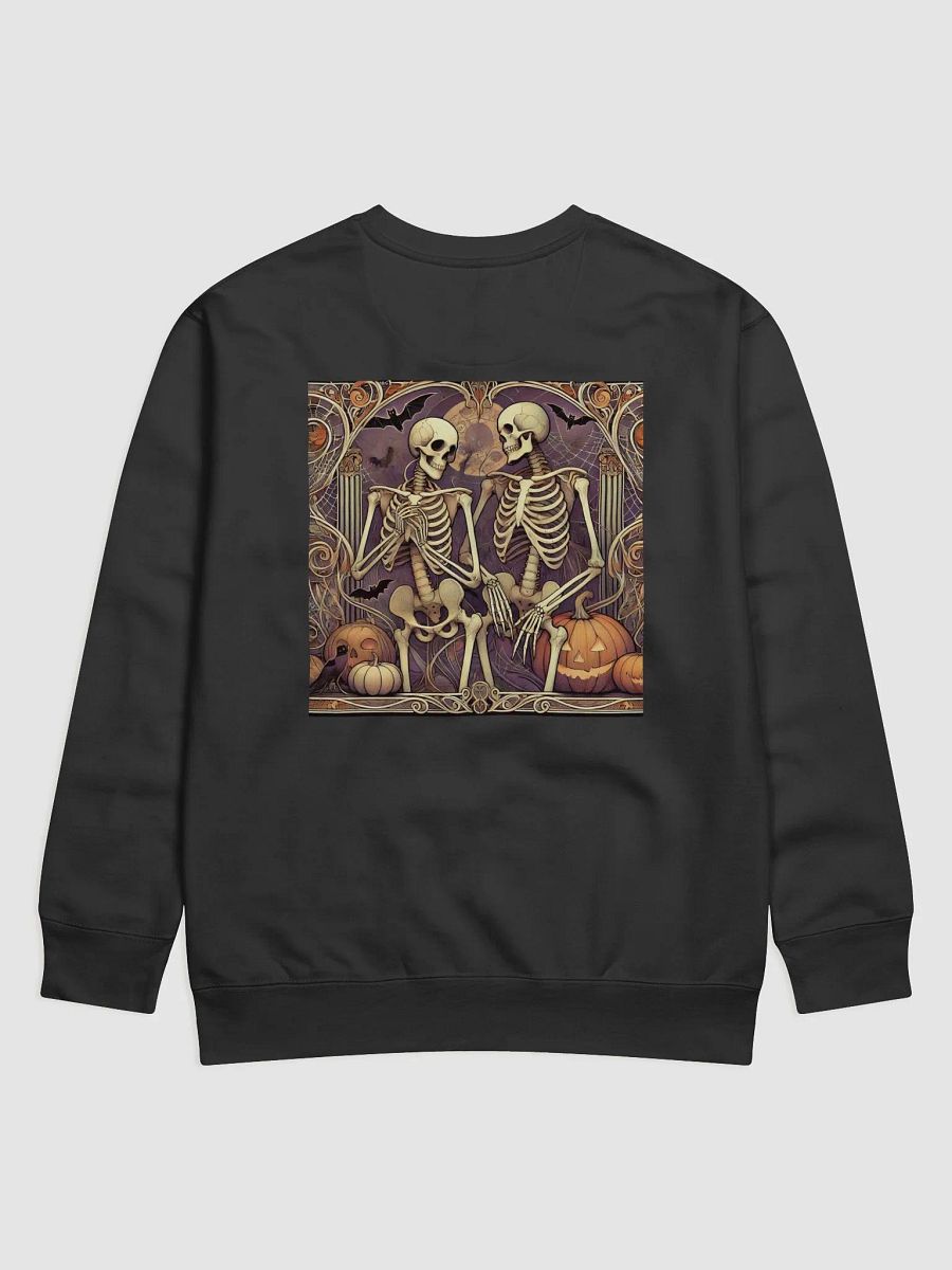 Art Nouveau Skeleton Long Sleeve Shirt - Gothic Elegance with a Haunting Twist product image (2)
