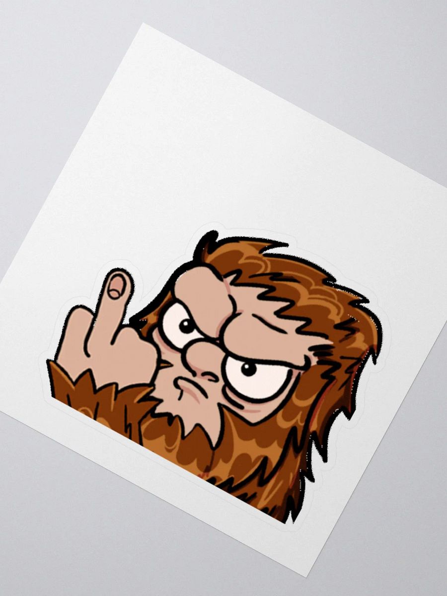 Sasquatch Middle Finger Sitcker product image (4)