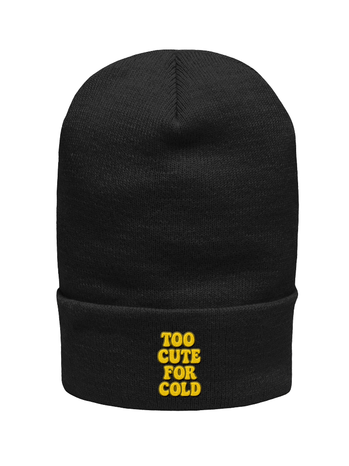 💖 “Too Cute for Cold” Cozy Beanie product image (1)