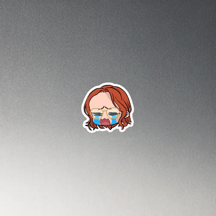 CRYING emoji magnet product image (2)