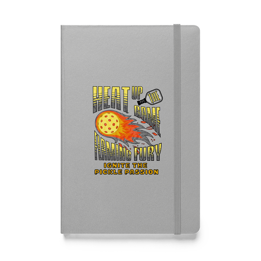 Heat Up The Game Flaming Fury Pickleball Hardcover Notebook product image (7)