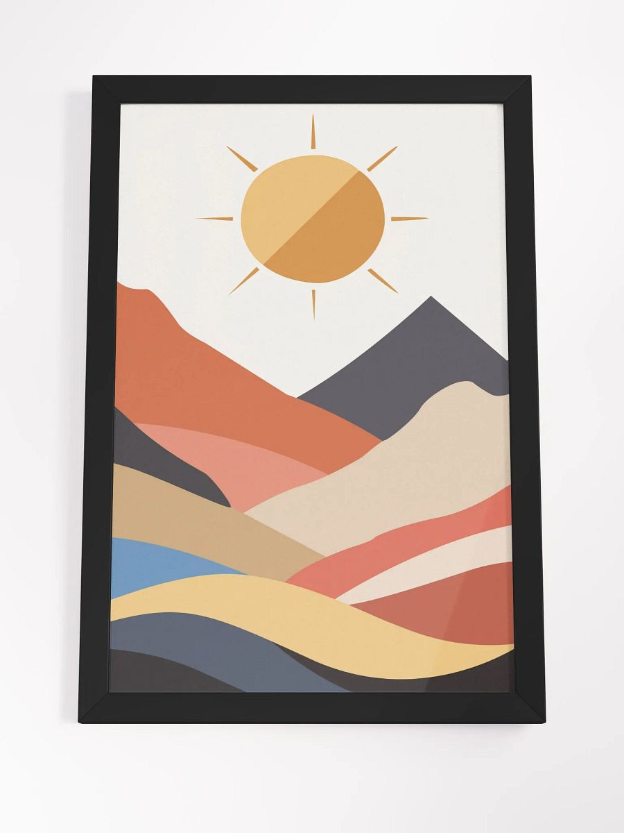 Luminous Horizon Framed Poster product image (24)