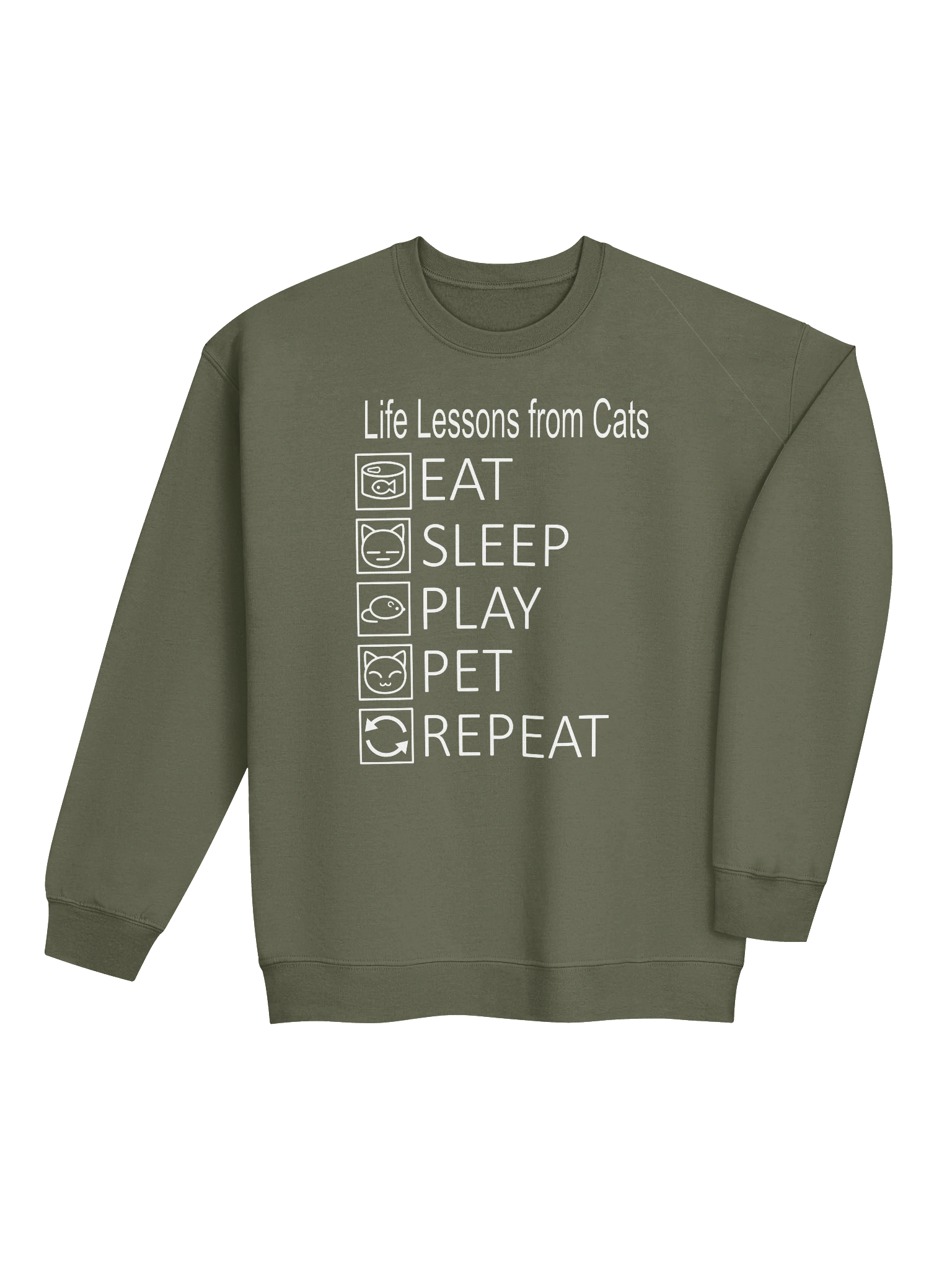 Life Lessons from Cats - Unisex Adult Sweatshirt product image (3)