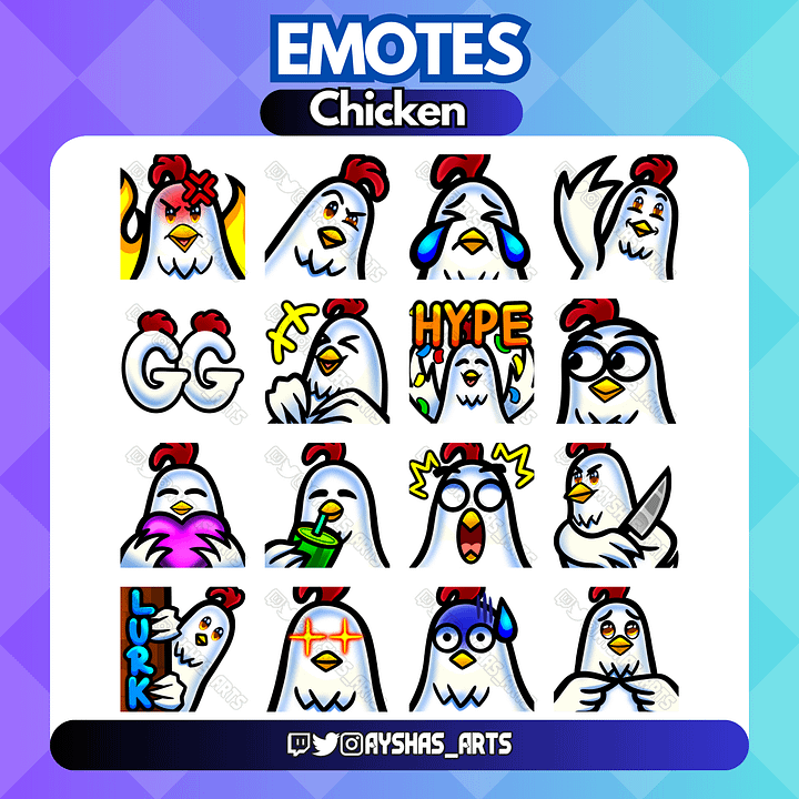 Chicken Emotes product image (1)