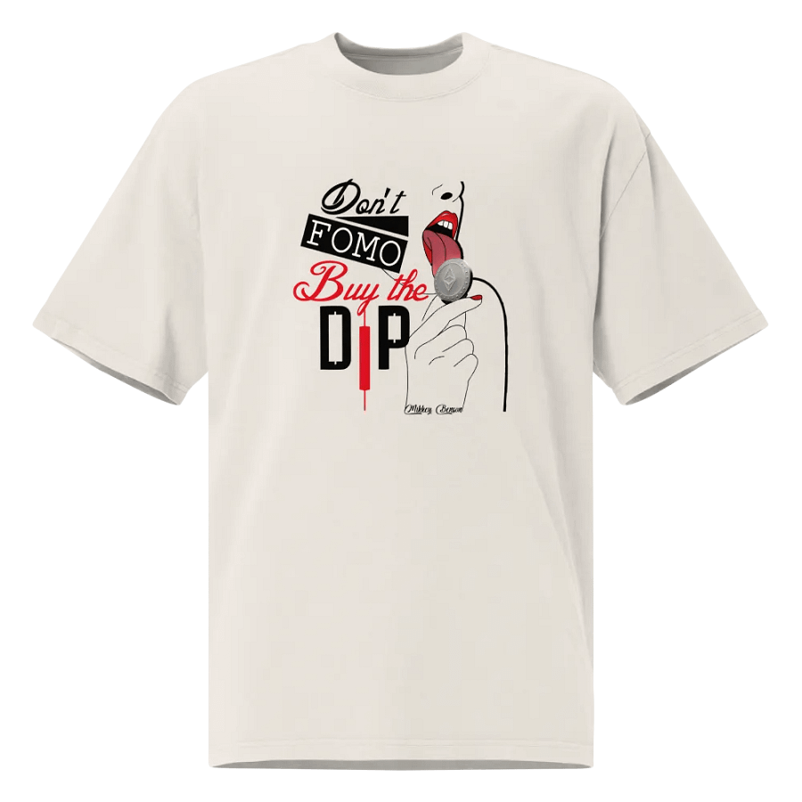 FOMO Coin Tongue Oversized Tee (Women) product image (1)