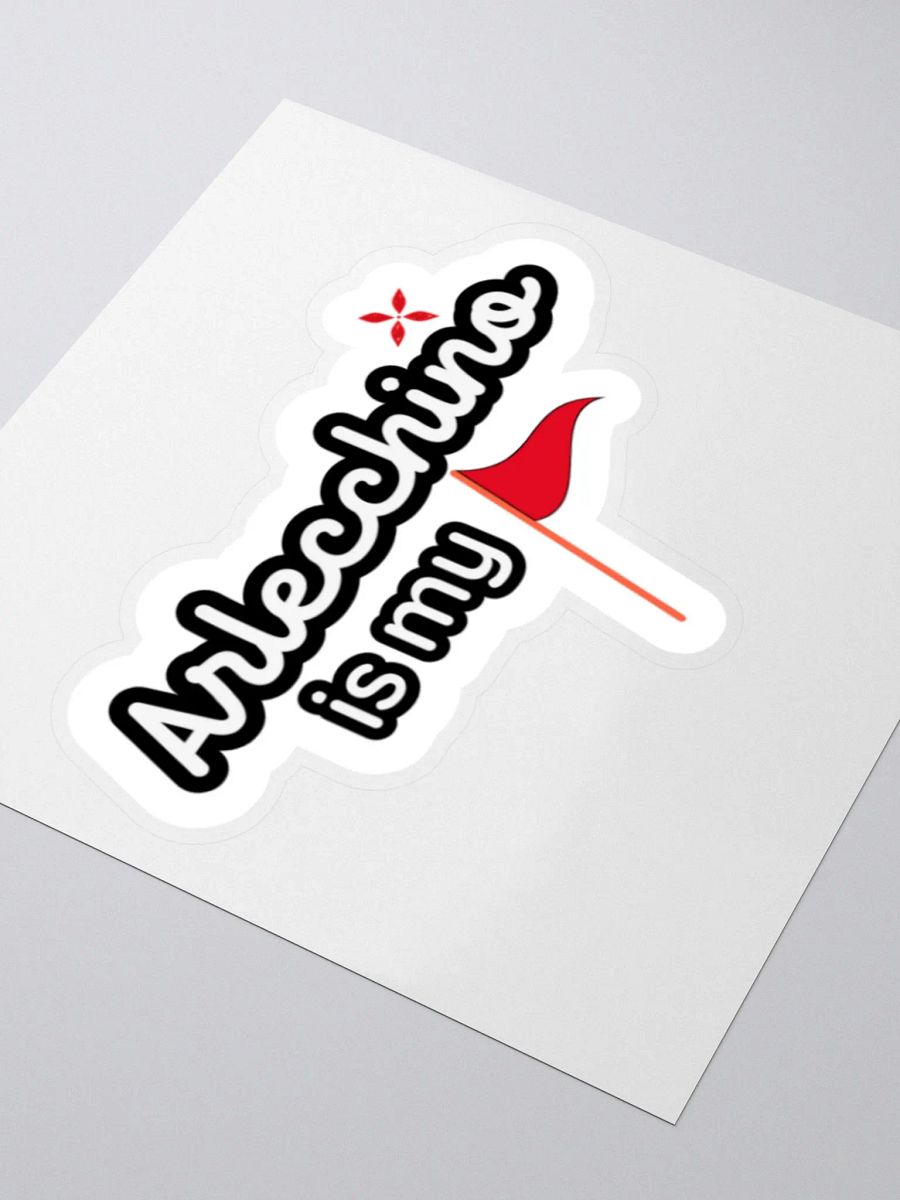Arlecchino's Red Flag Kiss Cut Stickers product image (3)