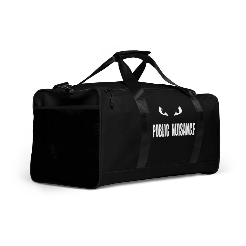 Public Nuisance: Black Block Duffle Bag product image (2)