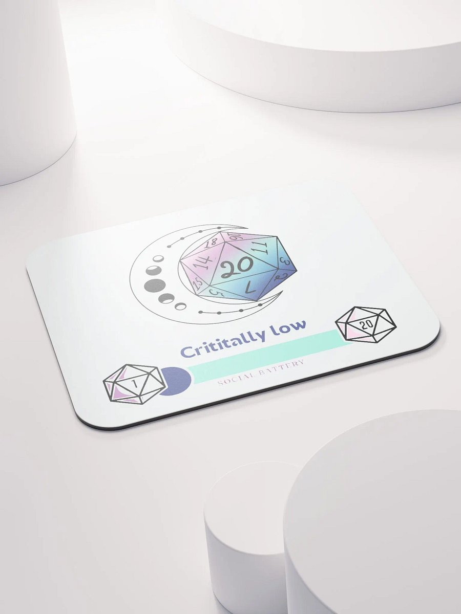 Critically Low Moon Mouse Pad product image (4)
