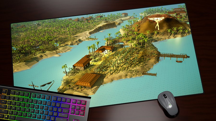 Karamja | Premium Wide OSRS Desk Mat product image (4)
