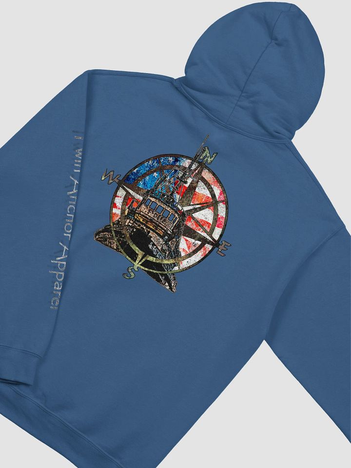 Compass Rose Pacific Falcon Flage - sleeve Twin Anchor product image (1)