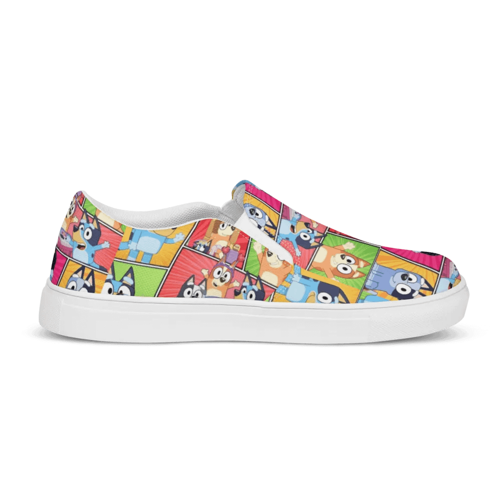 Aussie Heeler Design _ Calceonova Streetwear Shoes _ Custom Woman Slip On Sneakers product image (11)