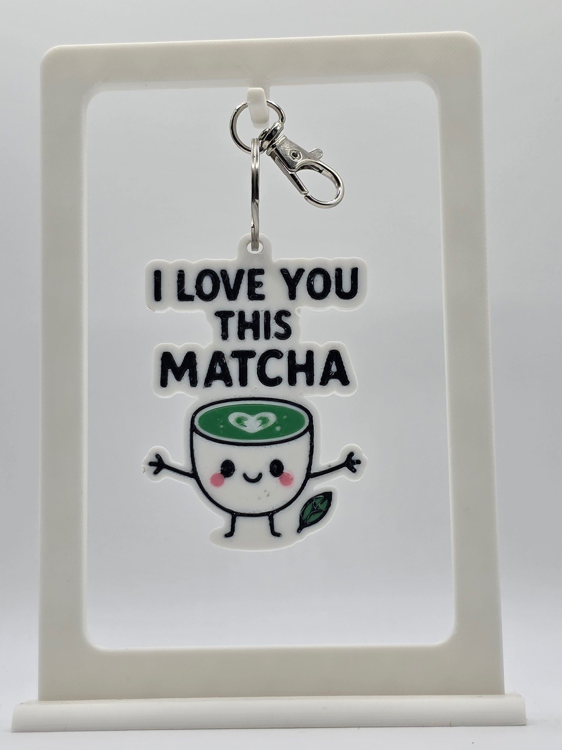 🍵 I Love You This Matcha Keychain | Cute Matcha Lover Gift product image (1)