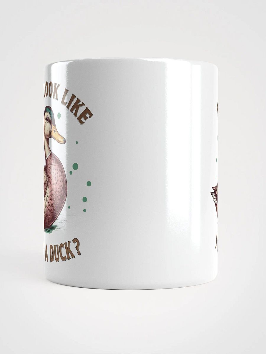 Duck Attitude White Glossy Mug product image (5)