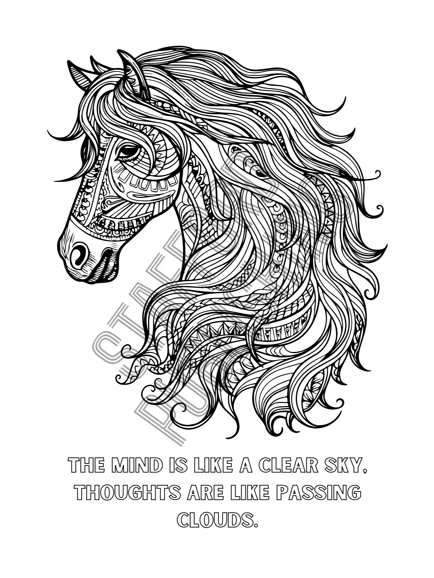 Animal Mandala Coloring Book with Wisdom and Reflections Printable Version Free Sample Pages product image (5)