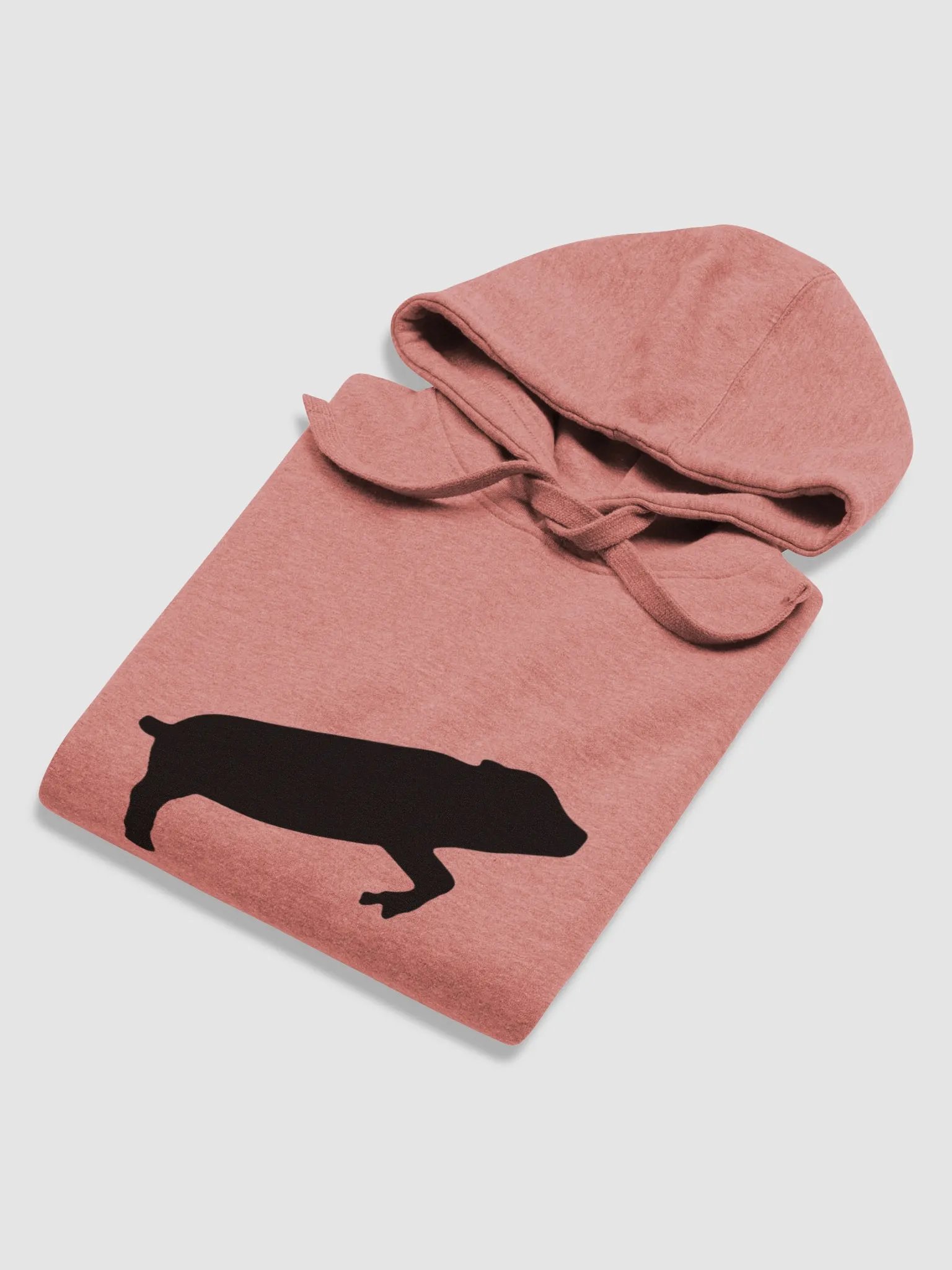 Leaping Pig BLACK (Cotton Heritage Unisex Premium Hoodie) product image (18)