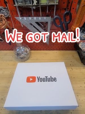 We got mail! 📬👍 Thank you @YouTube  #youtuber #live #mail #package #unboxing #action #videocreator 