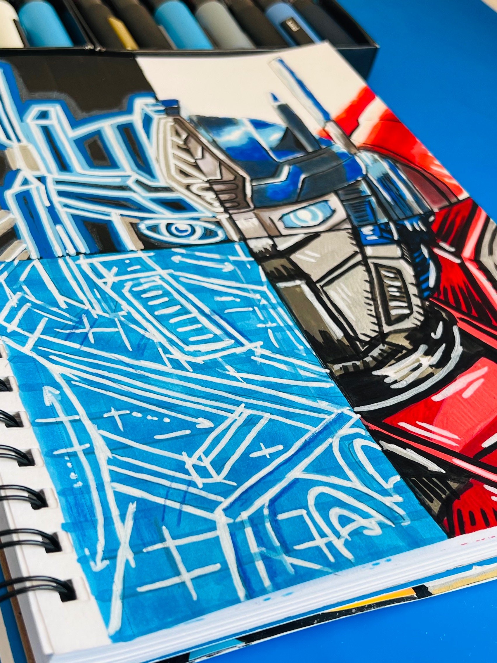 Optimus Prime in 4 Different Art Styles product image (2)