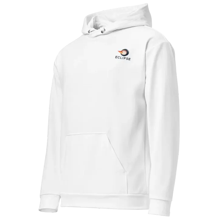 Eclipse Recycled Unisex Hoodie with Sun Design - White product image (2)