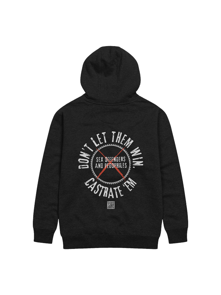 Don't Let Them Win logo hoodie front and back product image (15)