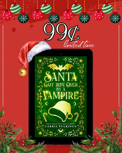 Father Christmas has just been damned to darkness.
 
Jane Devereux is adjusting to her new life as a nocturne fabulously. She...