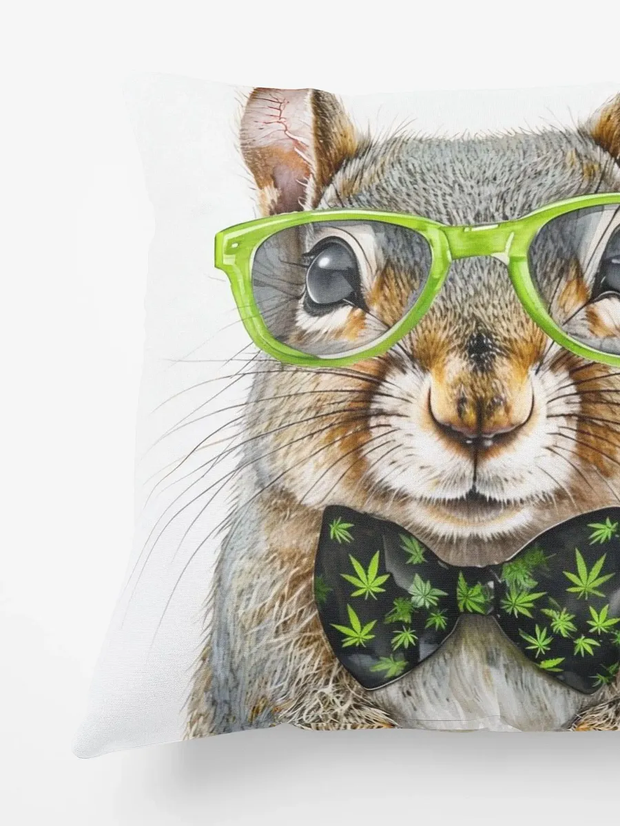 Dreamy Nights All-Over Print Pillow Cannabis squirrel product image (6)