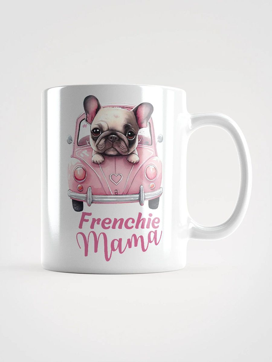 Frenchie Mama White Glossy Mug product image (3)